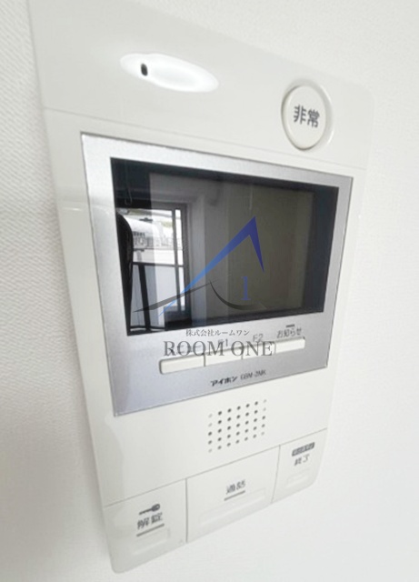 セキュリティ　モニター付きインターホンです。