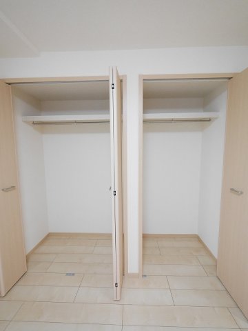 収納　たっぷりとした収納スペースです