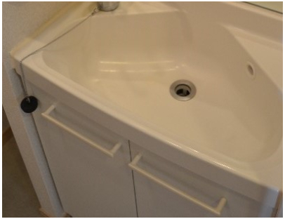 洗面設備　洗面台です