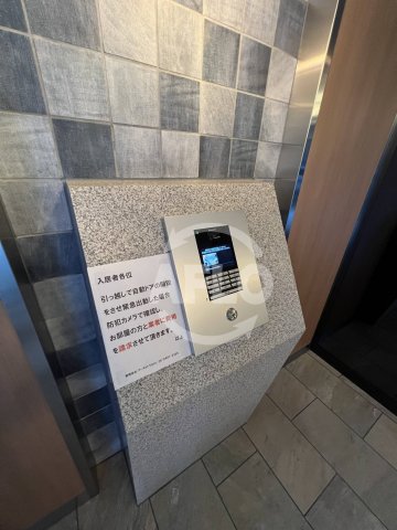 セキュリティ　プレサンス南堀江ザ・センス　テレビ付きモニターホン