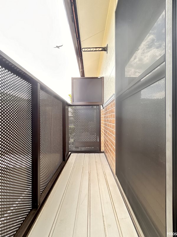 バルコニー　落ち着いた時間を過ごせるバルコニーです