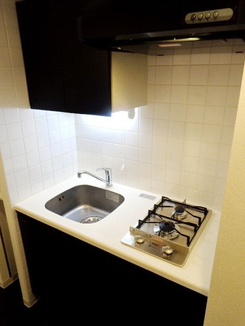 キッチン　2口ガスシステムキッチン