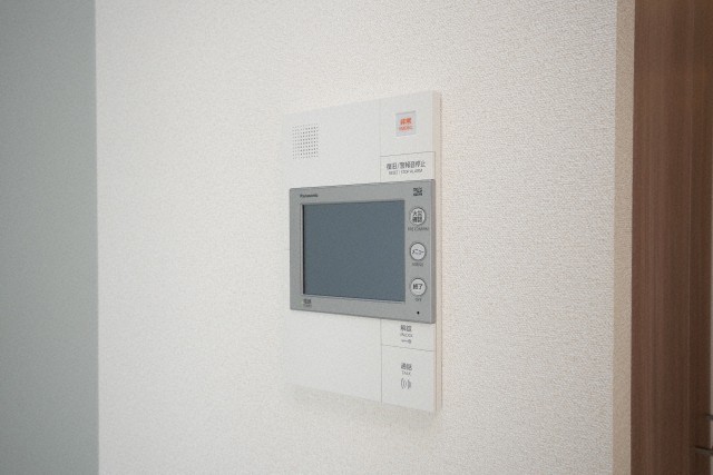 セキュリティ　モニター付きインターホンです