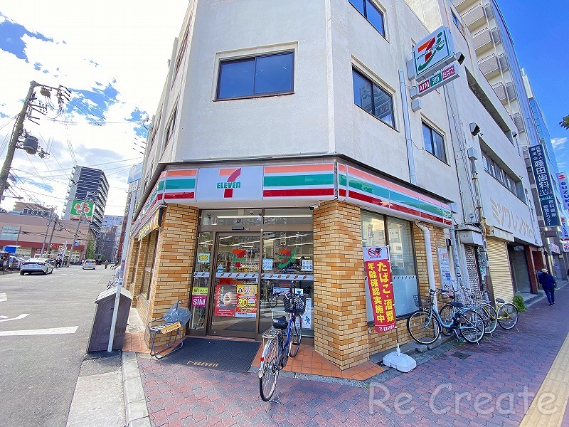 コンビニ　セブンイレブン大阪大国町駅北店（コンビニ）まで263m