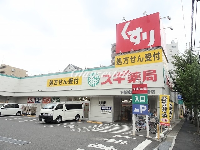 ドラックストア　スギ薬局 下新城店（ドラッグストア）まで494m