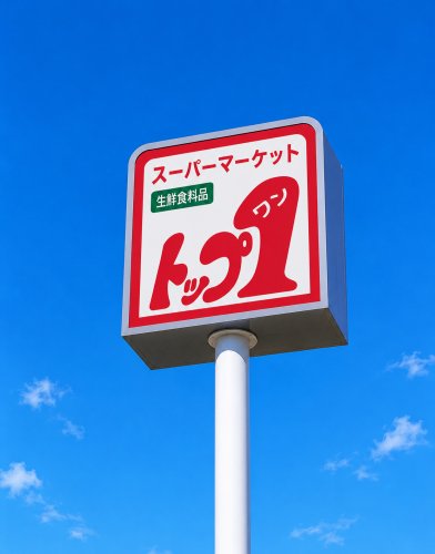 スーパー　トップワン 極楽店（スーパー）まで954m