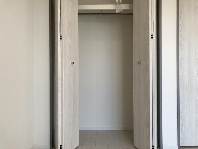 収納　クローゼット付きでお部屋がすっきりします