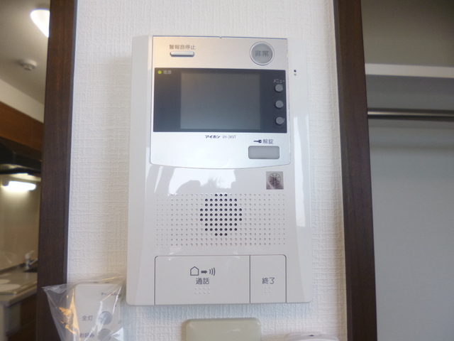 セキュリティ　モニタ付インターホン完備！