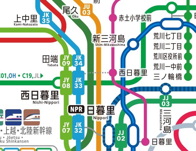 眺望　☆路線図☆