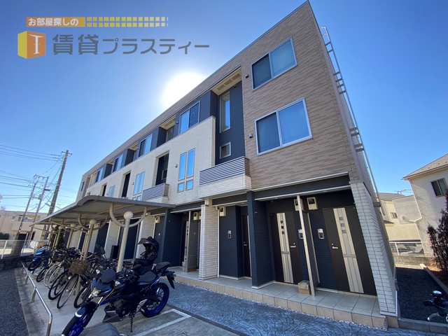 建物外観　デザイン性のある外観が目を惹きます