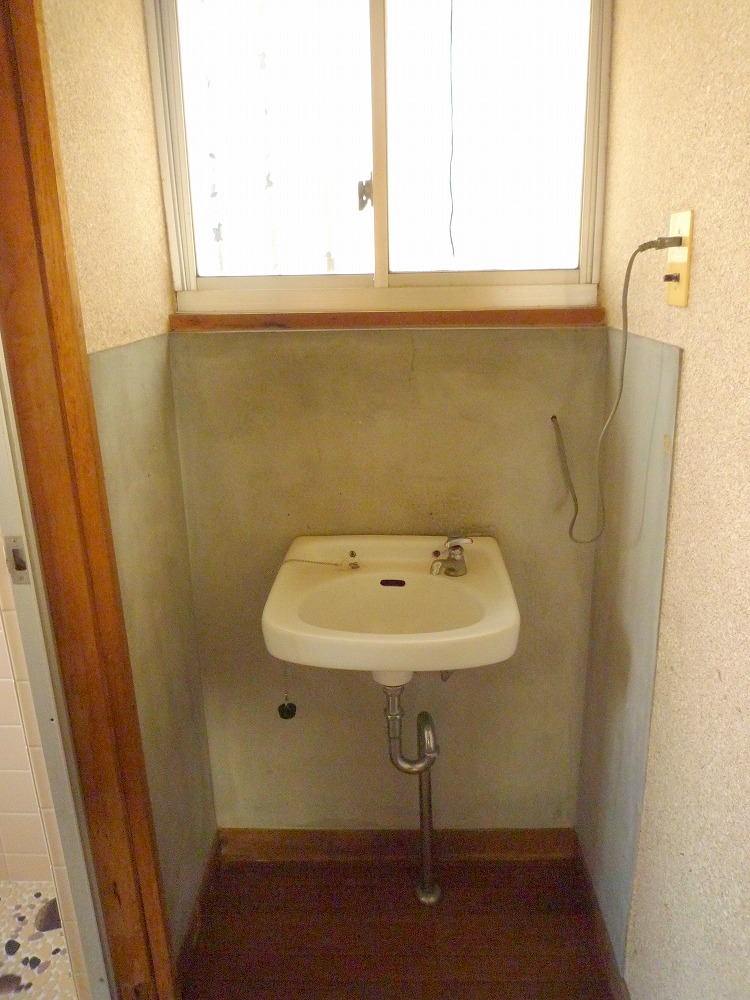 洗面設備　前回入居時の写真