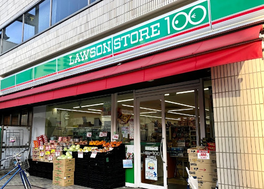 コンビニ　ローソンストア100 LS西区新町店（コンビニ）まで402m