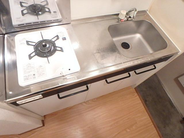 キッチン　１口ガスシステムキッチン