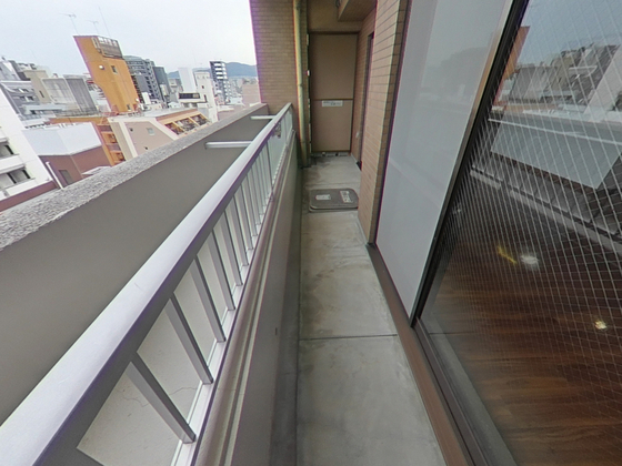バルコニー　※別部屋の写真です