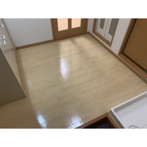キッチン　フロアタイル新品