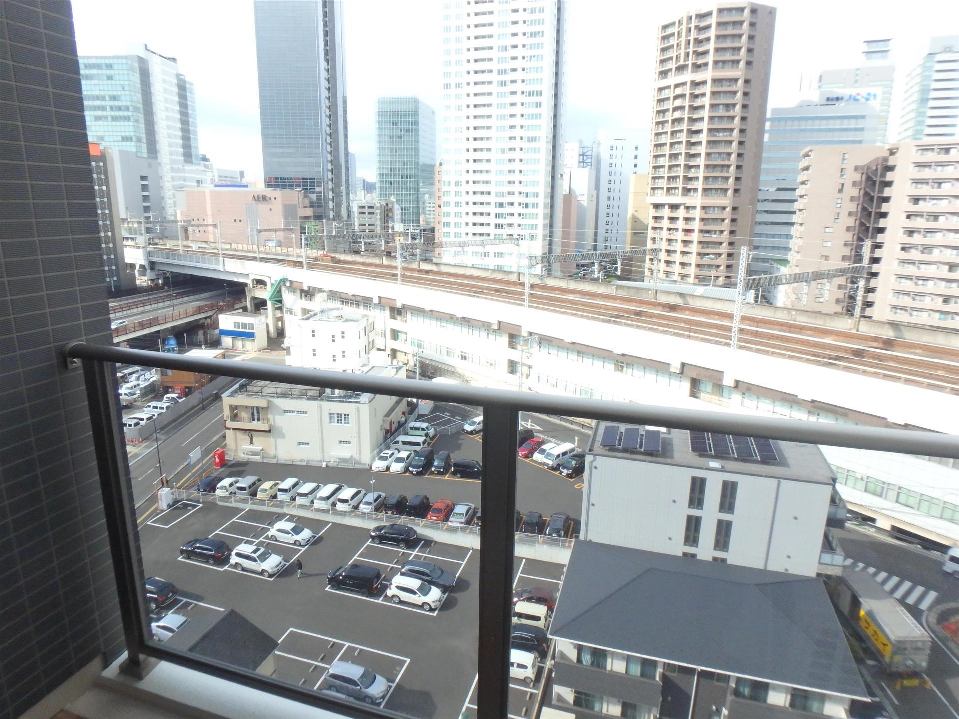 バルコニー　仙台駅が見渡せる景観の良い立地です