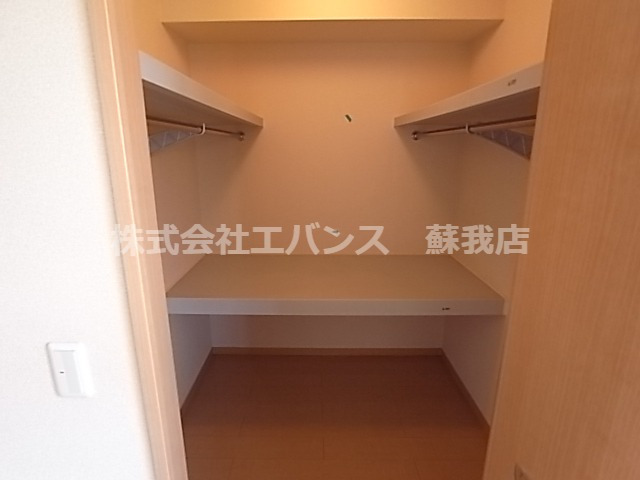 収納　収納のためのスペースです