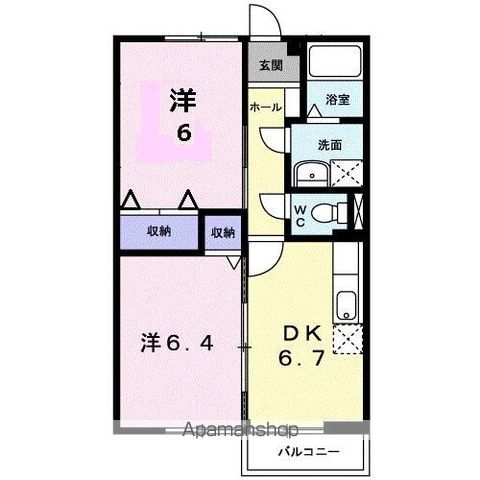 グレイスハイム Iの間取り写真
