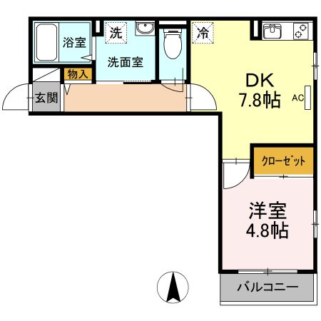 D-room殿町の間取り写真