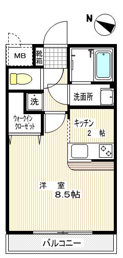 パラドールつつじヶ丘IIの間取り写真