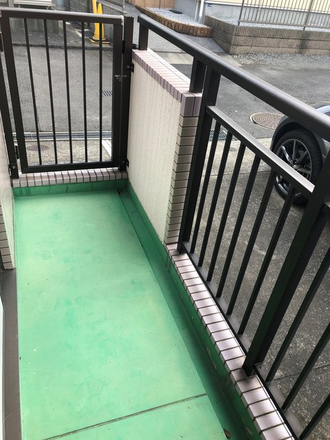 バルコニー　※写真は101号室のものです