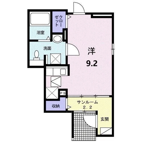 エスポワール森が丘の間取り写真