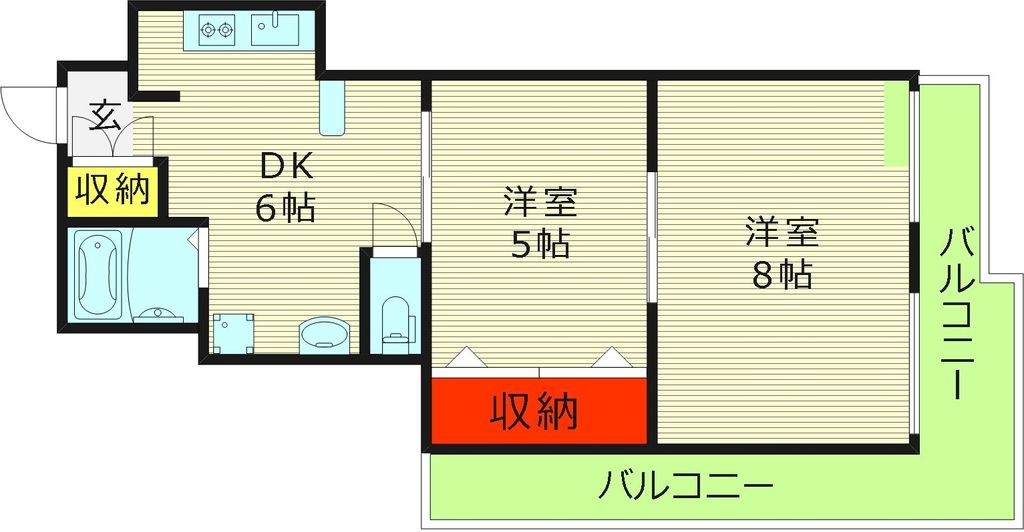 ハイツプライムの間取り写真