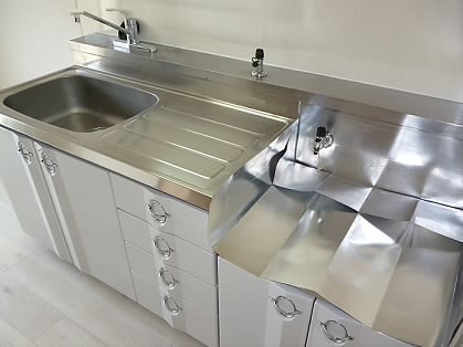 京王線 飛田給駅 徒歩5分 6階建 築39年のキッチン写真