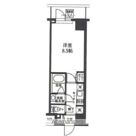 SーRESIDENCE清澄白河の間取り写真
