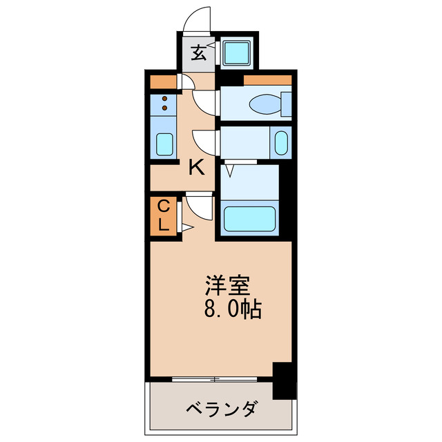 CREST TAPP新栄の間取り写真