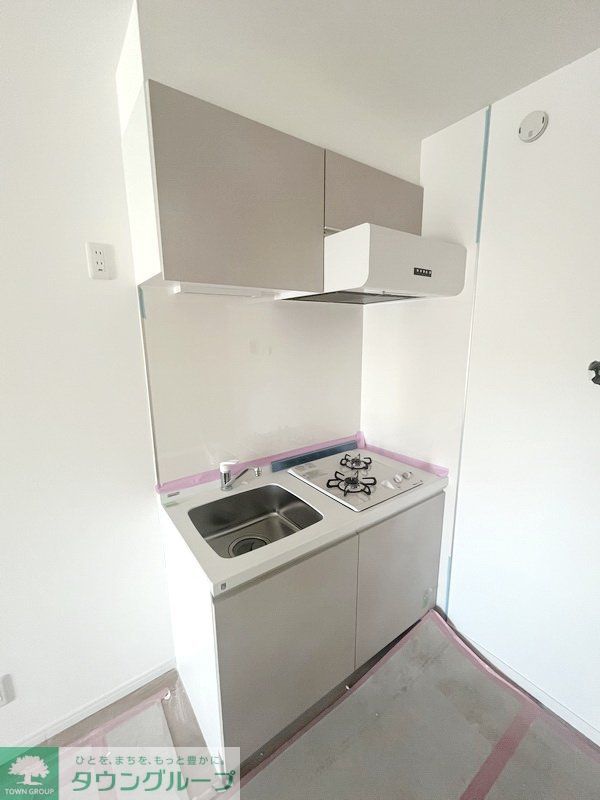 キッチン　建築工事中