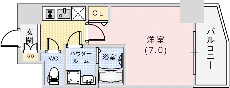 ファステート神戸アモーレの間取り写真