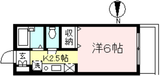 新百合ハイツの間取り写真
