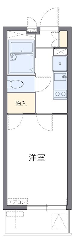 ＪＲ青梅線 昭島駅 徒歩14分 3階建 築15年の間取り写真