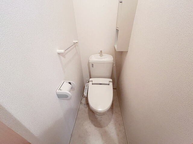 トイレ　ゆったりとした空間のトイレです