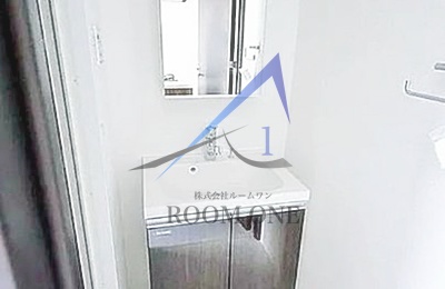 洗面設備　洗面台です。