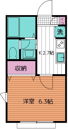 ＪＲ中央線 荻窪駅 徒歩8分 2階建 築14年の間取り写真