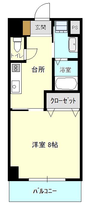 フルリール松浦IIの間取り