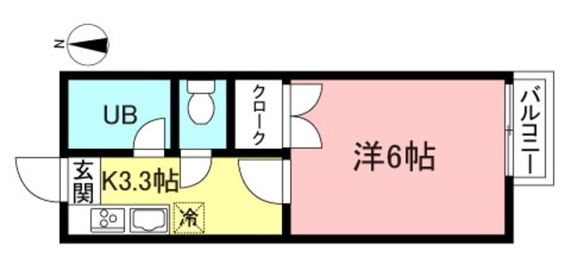 ハイツキーモーIIの間取り