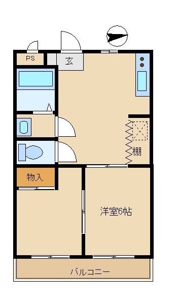 【ヴィレッジまるやまの間取り】