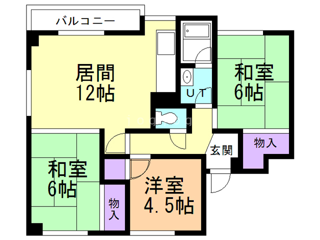 ポートビュー函館の間取り