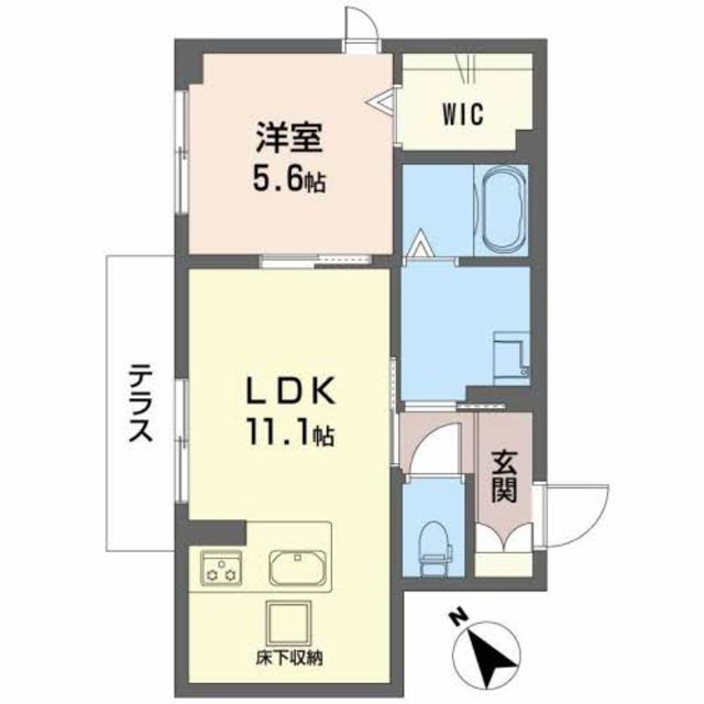 エアフォルク河原の間取り