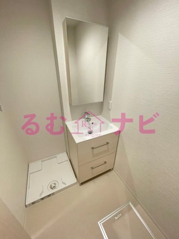【メゾンクレール博多南　弐番館の洗面設備】