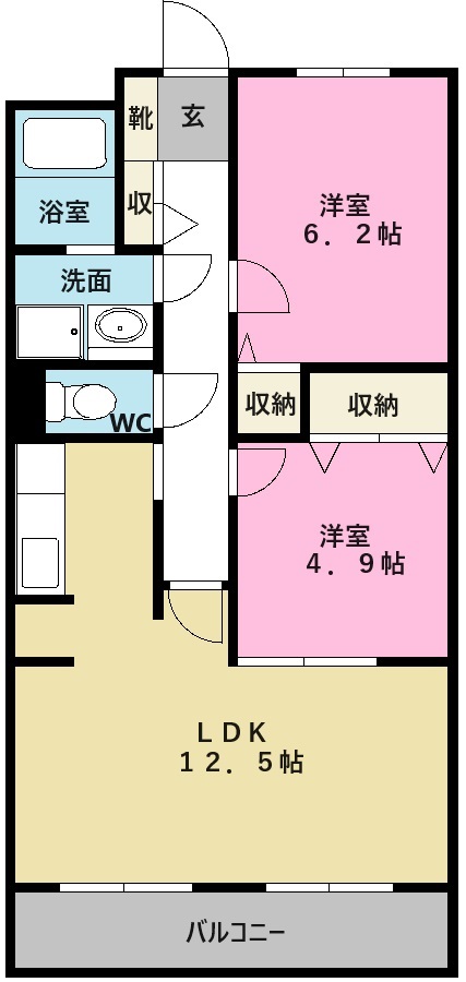 プリメール金谷の間取り