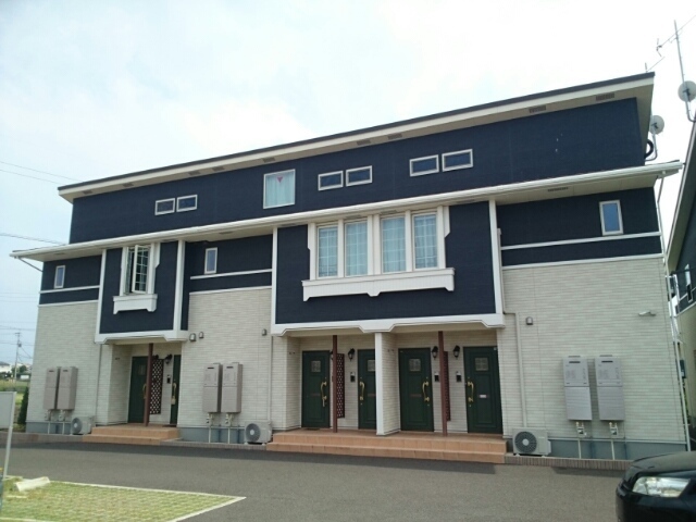 熊本市南区城南町宮地のアパートの建物外観