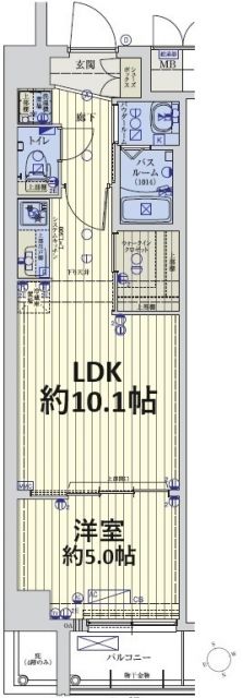 スワンズ京都東寺ガーデンの間取り