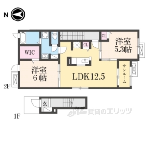 コンフォートハイツほのぼのの間取り