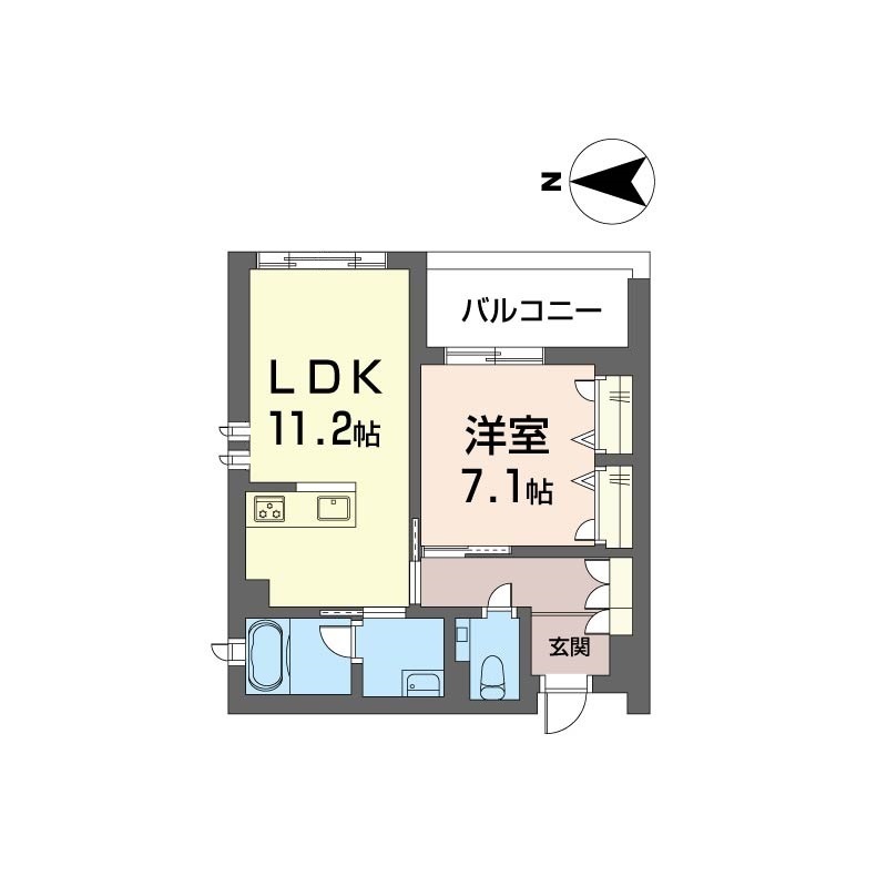 グランパーク阿佐ヶ谷の間取り