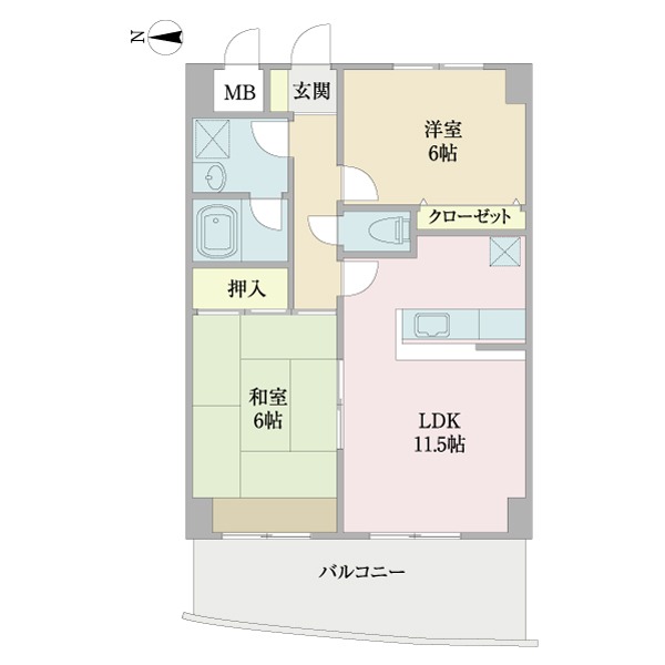 長岡ビルの間取り