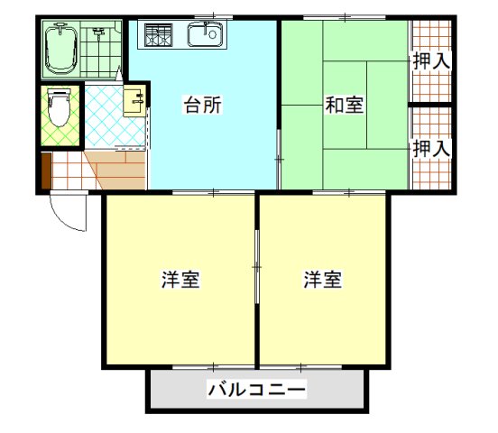 フォーレス立花の間取り